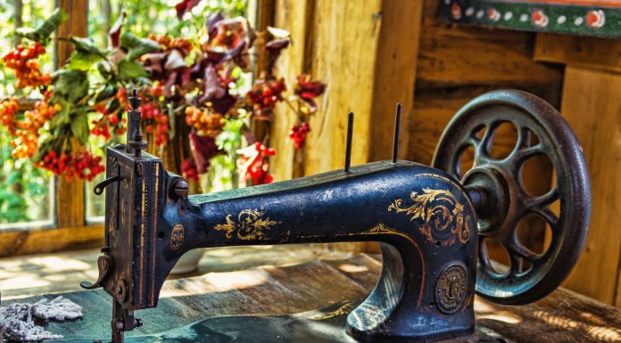 Antique sewing machine